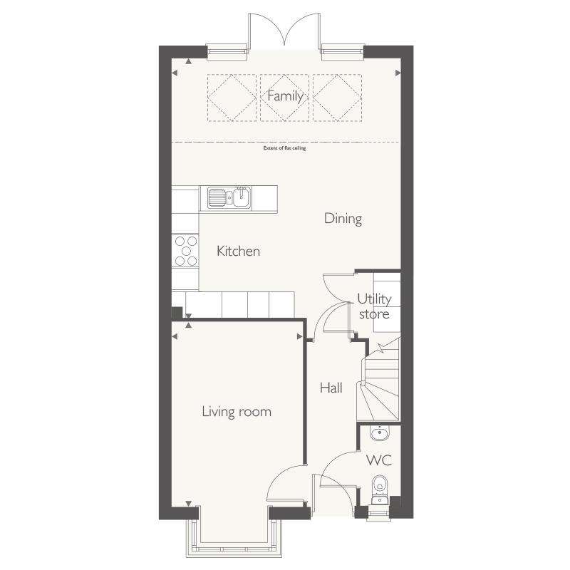 3 bedroom detached house for sale - floorplan