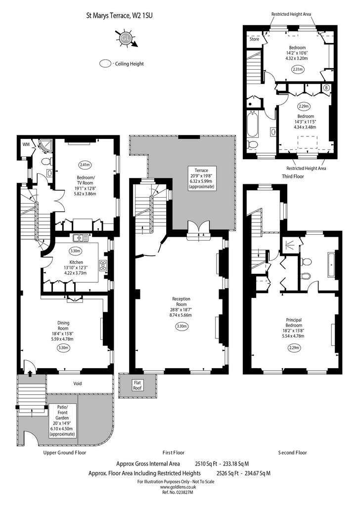 4 bedroom detached house to rent - floorplan