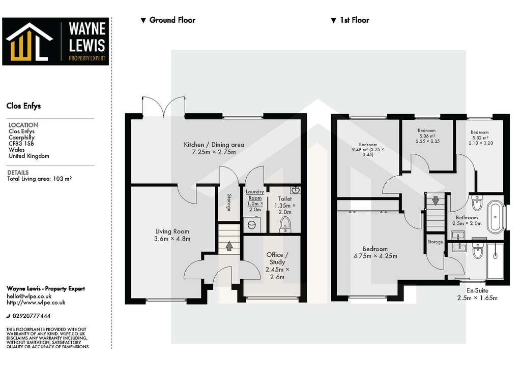 4 bedroom detached house for sale - floorplan