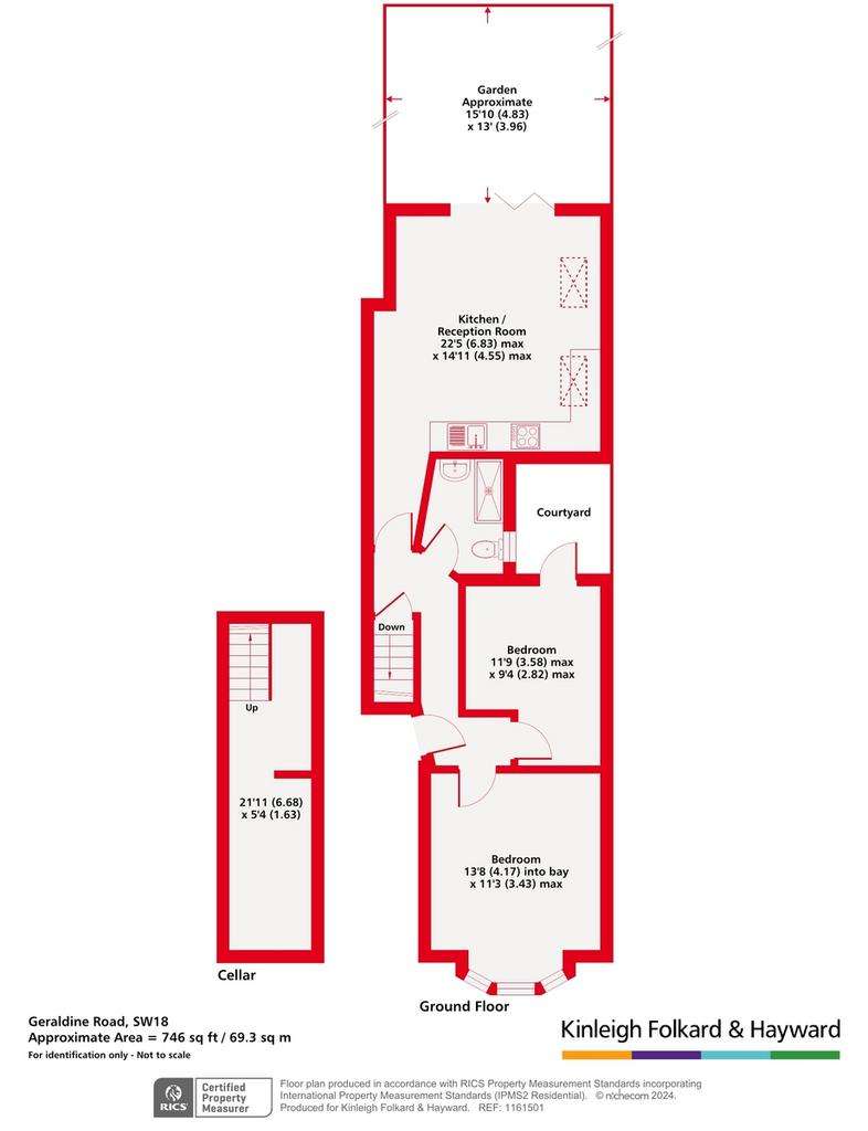 2 bedroom flat for sale - floorplan