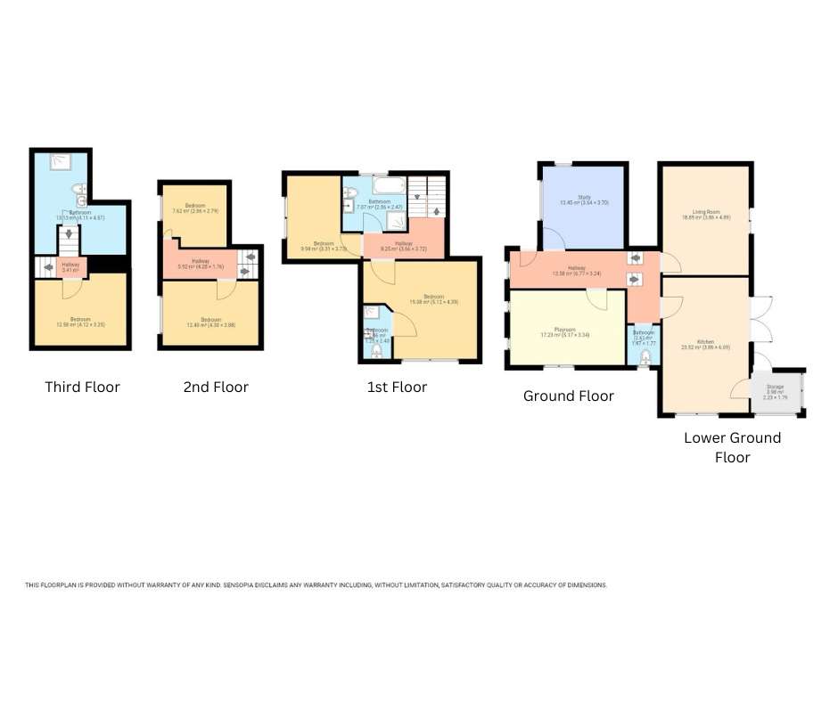 5 bedroom detached house for sale - floorplan