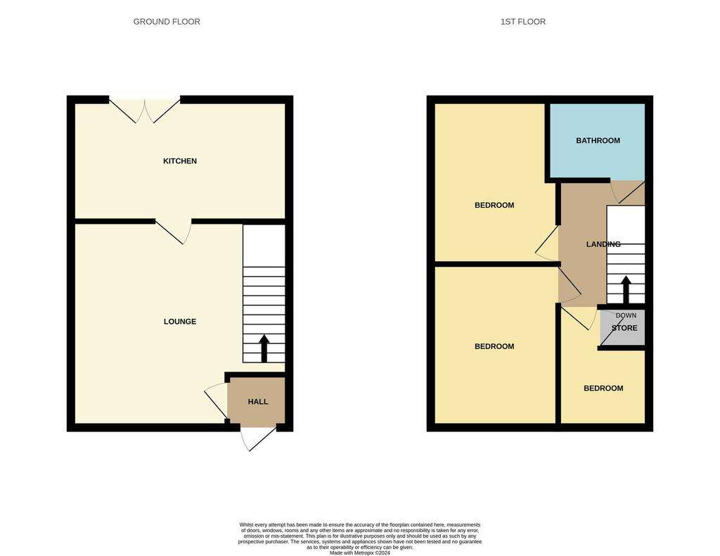 3 bedroom detached house for sale - floorplan