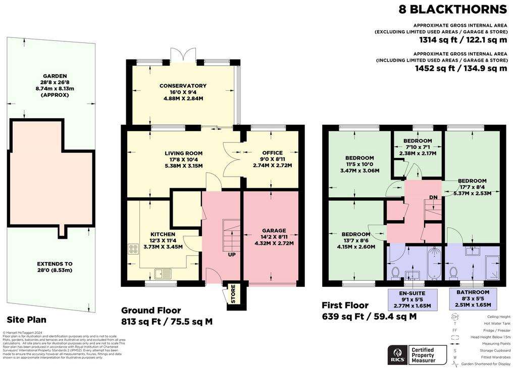 4 bedroom semi-detached house for sale - floorplan