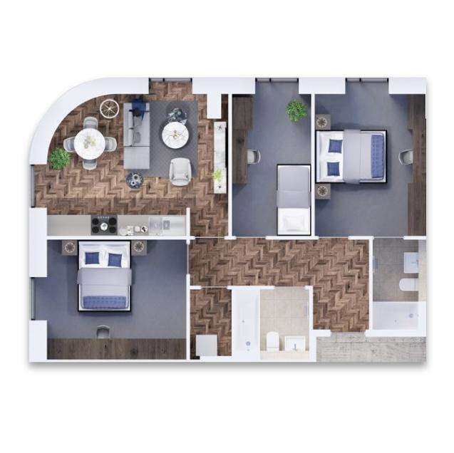 2 bedroom flat for sale - floorplan