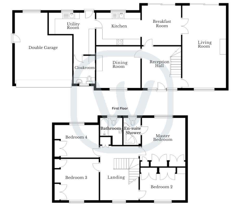 4 bedroom detached house for sale - floorplan