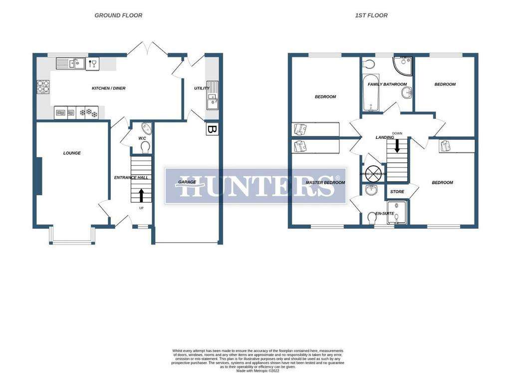 4 bedroom detached house for sale - floorplan