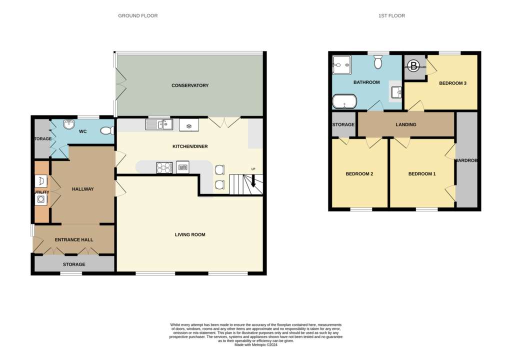 3 bedroom semi-detached house for sale - floorplan