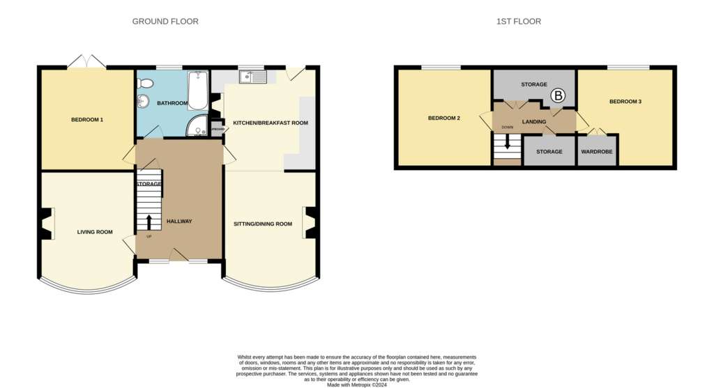 3 bedroom detached bungalow for sale - floorplan