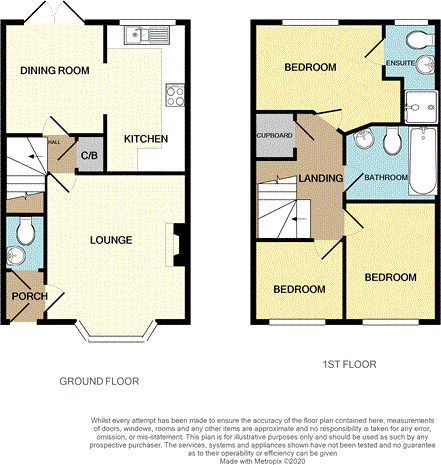 3 bedroom town house for sale - floorplan