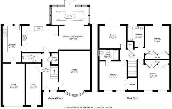 4 bedroom detached house for sale - floorplan