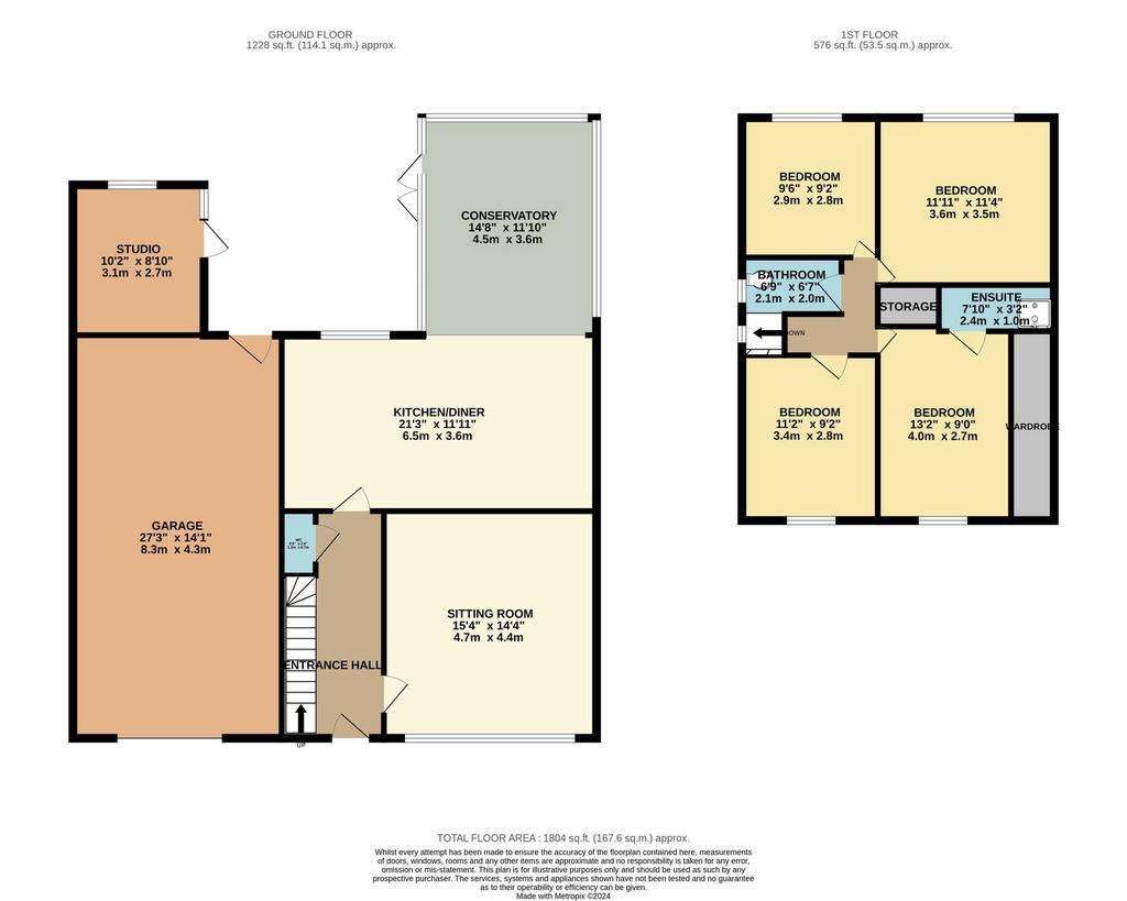 4 bedroom detached house for sale - floorplan