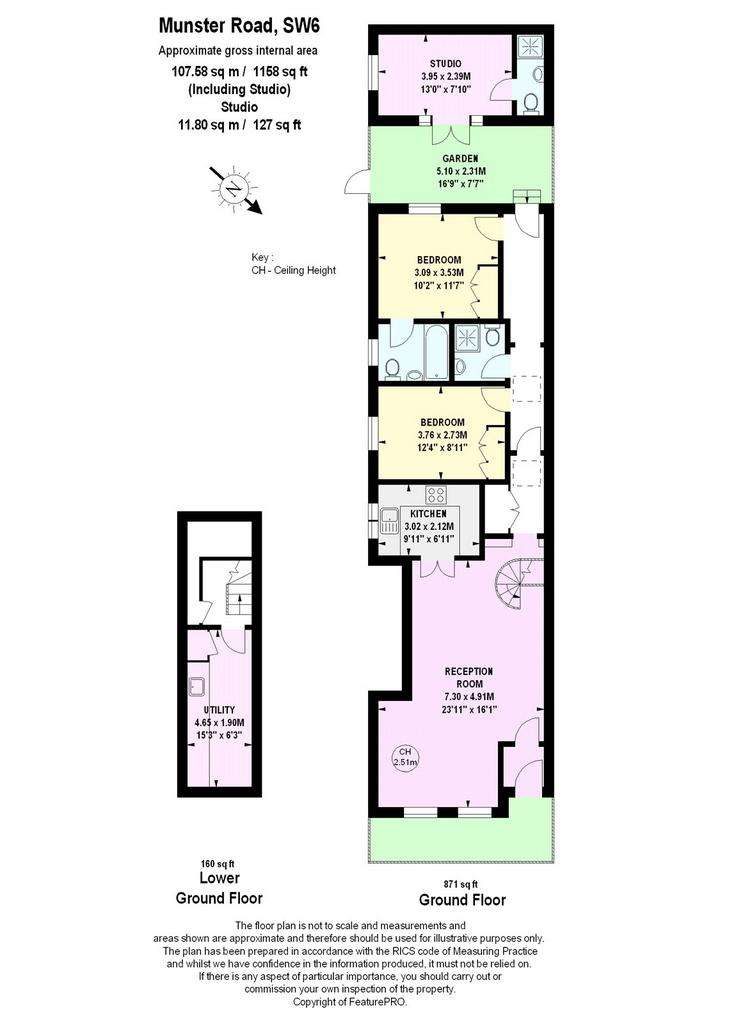 3 bedroom flat for sale - floorplan