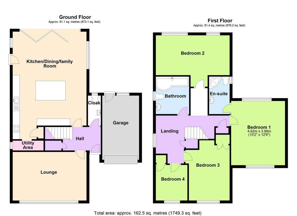 4 bedroom detached house for sale - floorplan