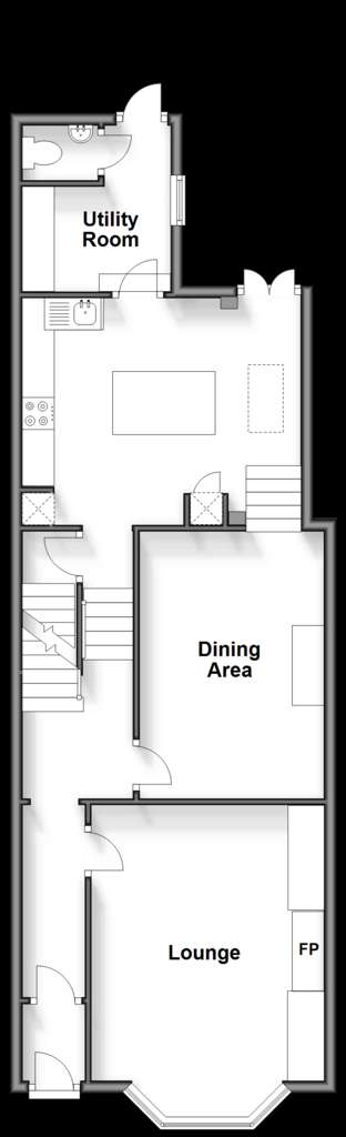 3 bedroom terraced house for sale - floorplan