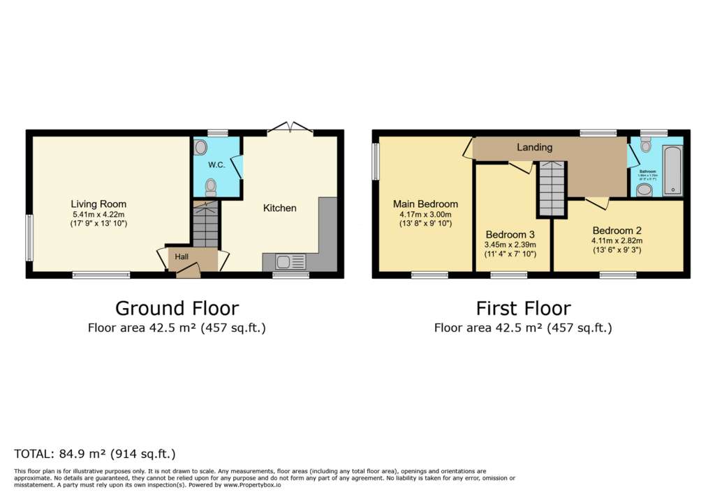 3 bedroom detached house for sale - floorplan