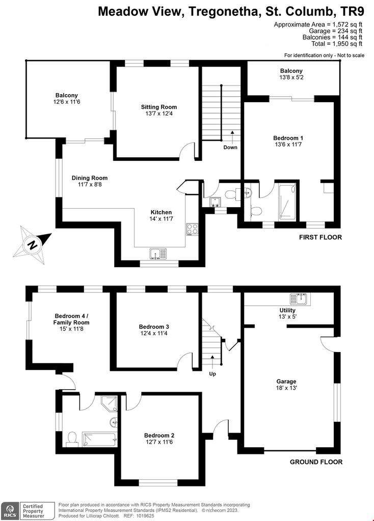 4 bedroom detached house for sale - floorplan