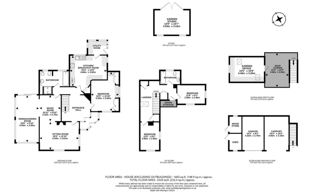 3 bedroom detached house for sale - floorplan