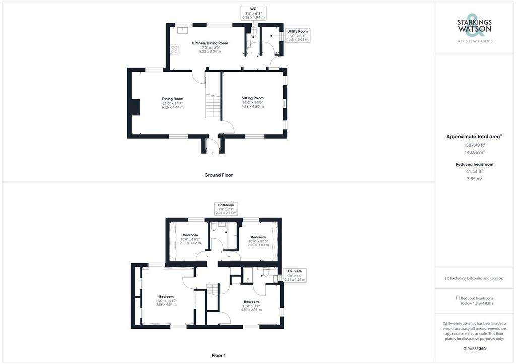 4 bedroom semi-detached house for sale - floorplan