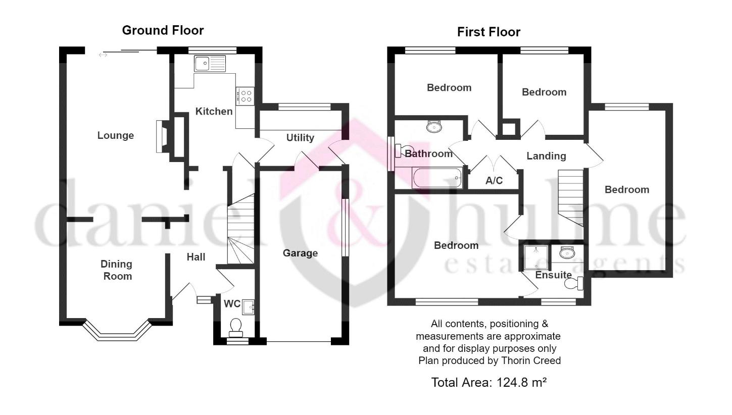 4 bedroom detached house for sale - floorplan