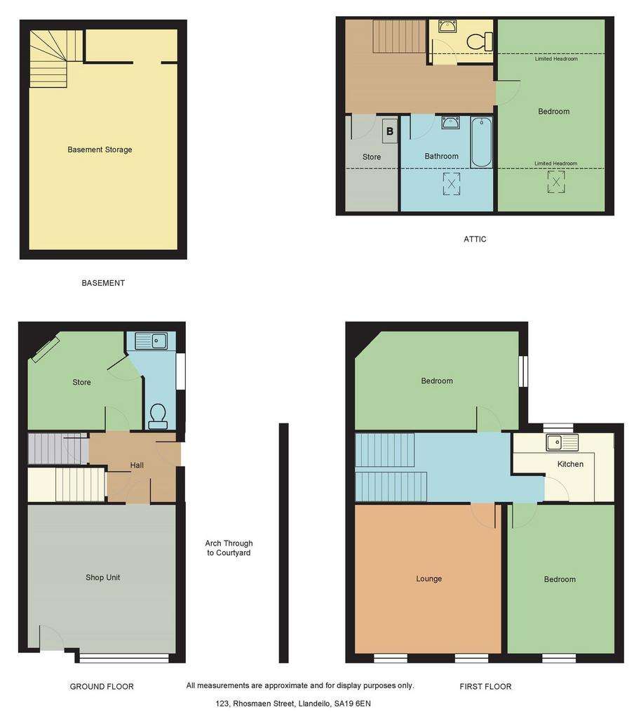 3 bedroom terraced house for sale - floorplan