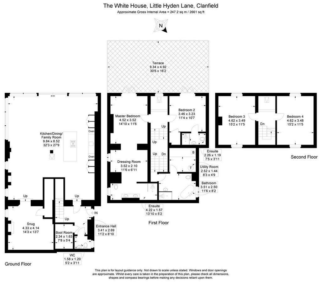 4 bedroom semi-detached house for sale - floorplan