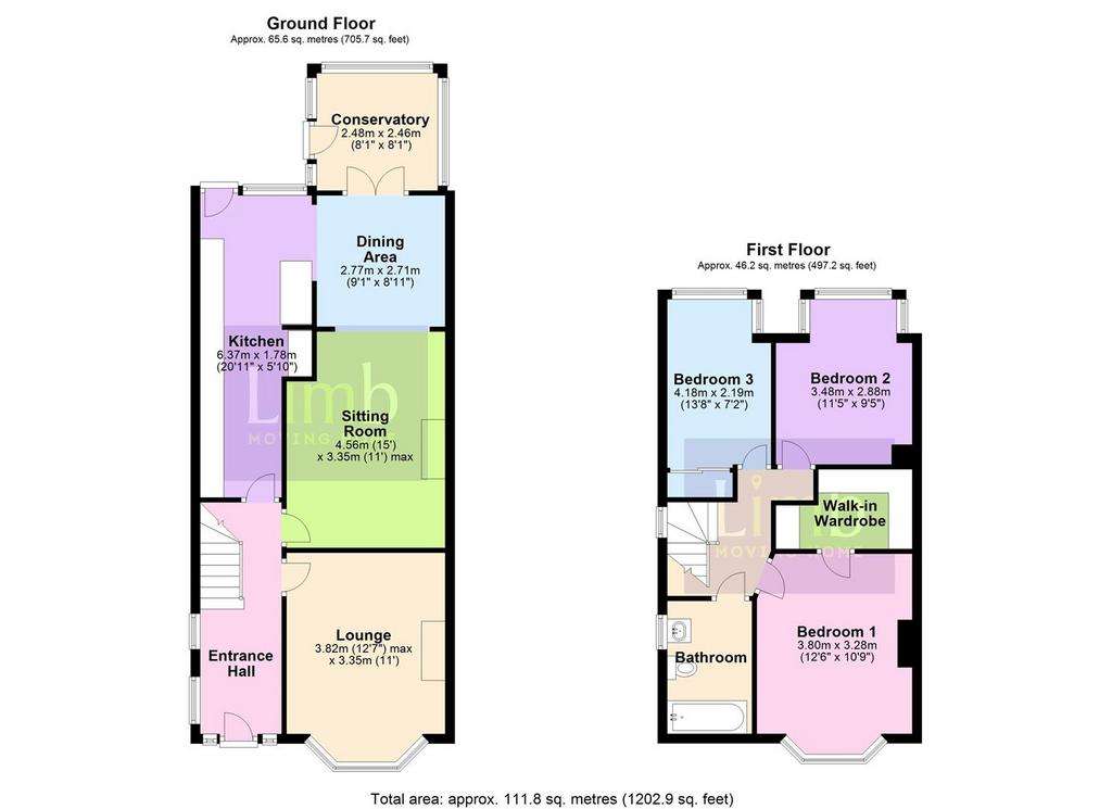 3 bedroom semi-detached house for sale - floorplan