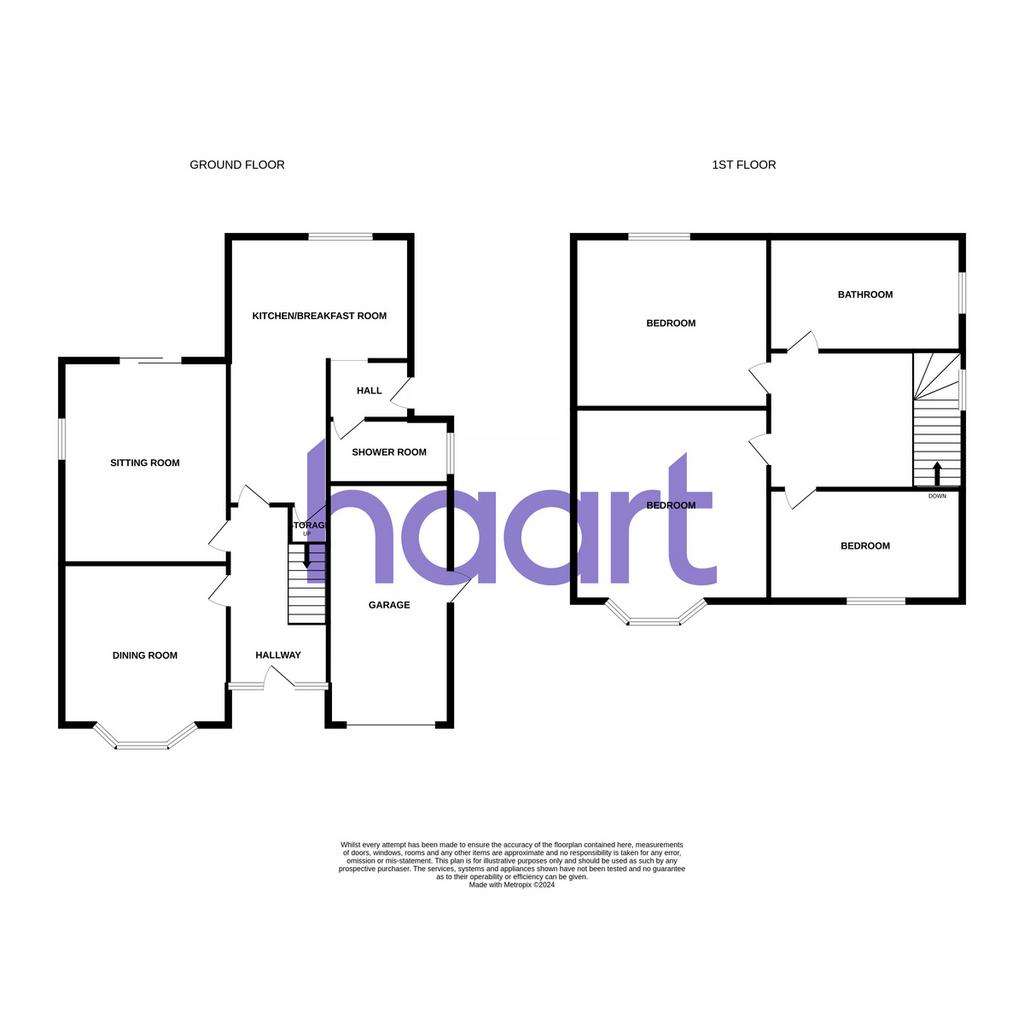 3 bedroom detached house for sale - floorplan