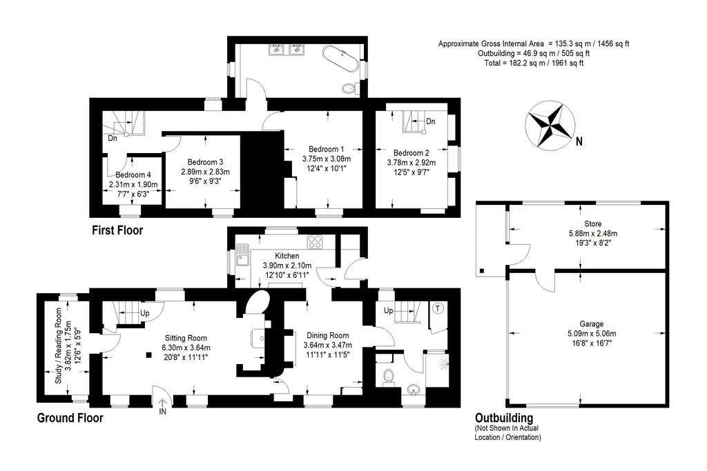 4 bedroom detached house for sale - floorplan