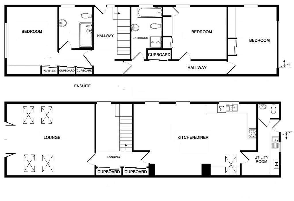 3 bedroom detached house for sale - floorplan