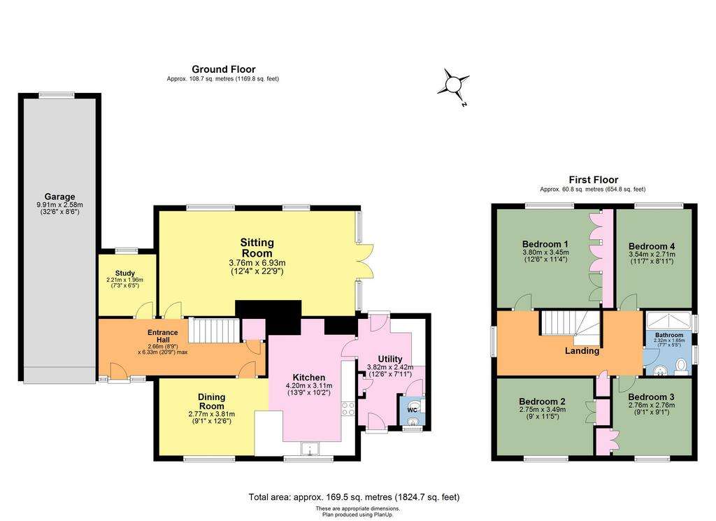 4 bedroom detached house for sale - floorplan