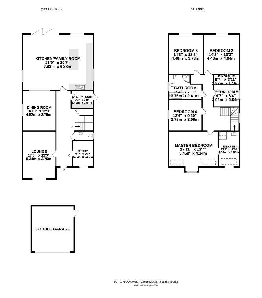 5 bedroom detached house for sale - floorplan