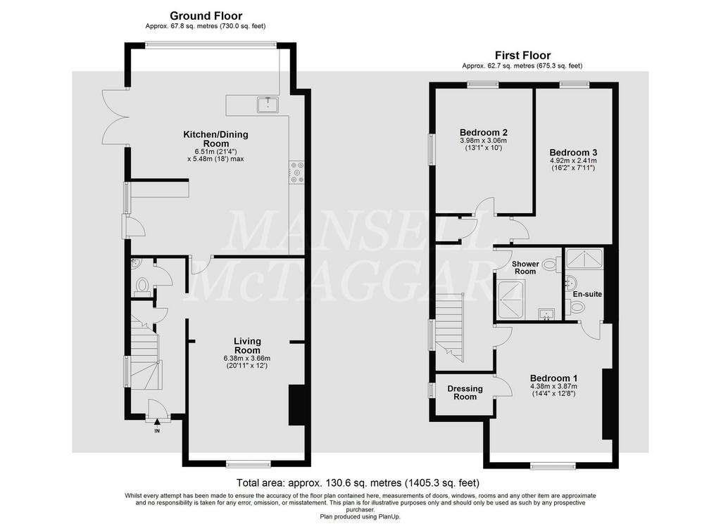 3 bedroom semi-detached house for sale - floorplan