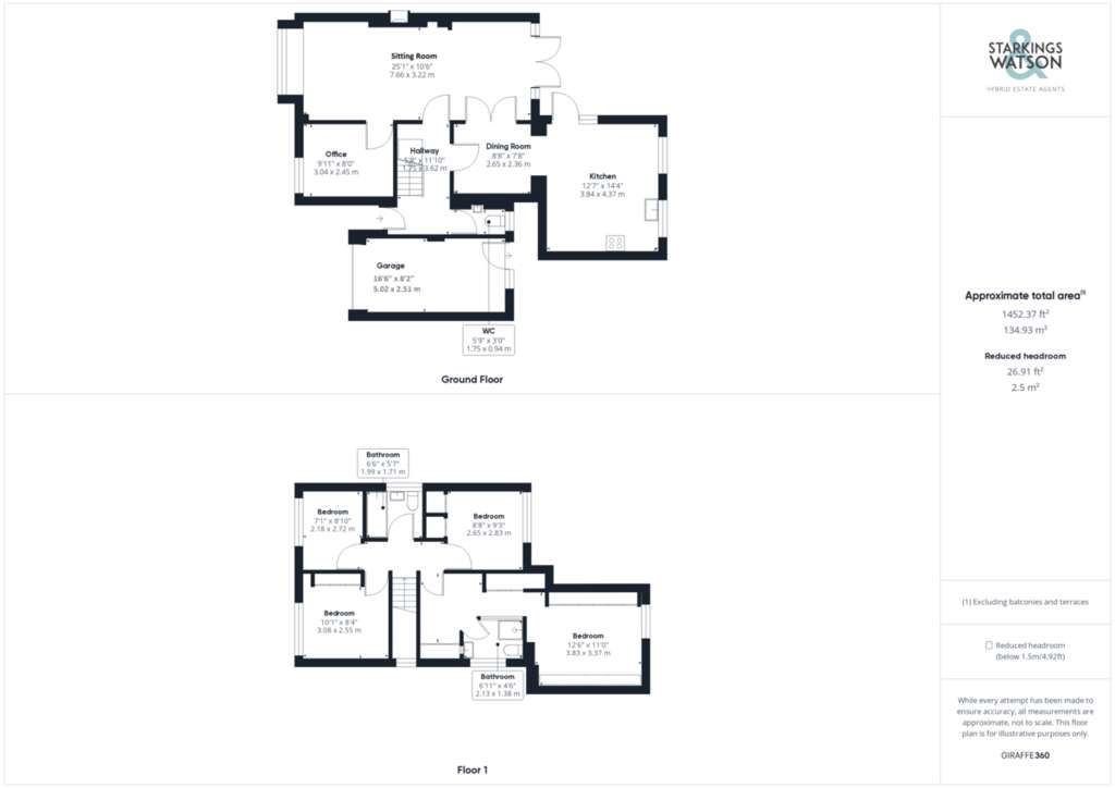 4 bedroom link-detached house for sale - floorplan