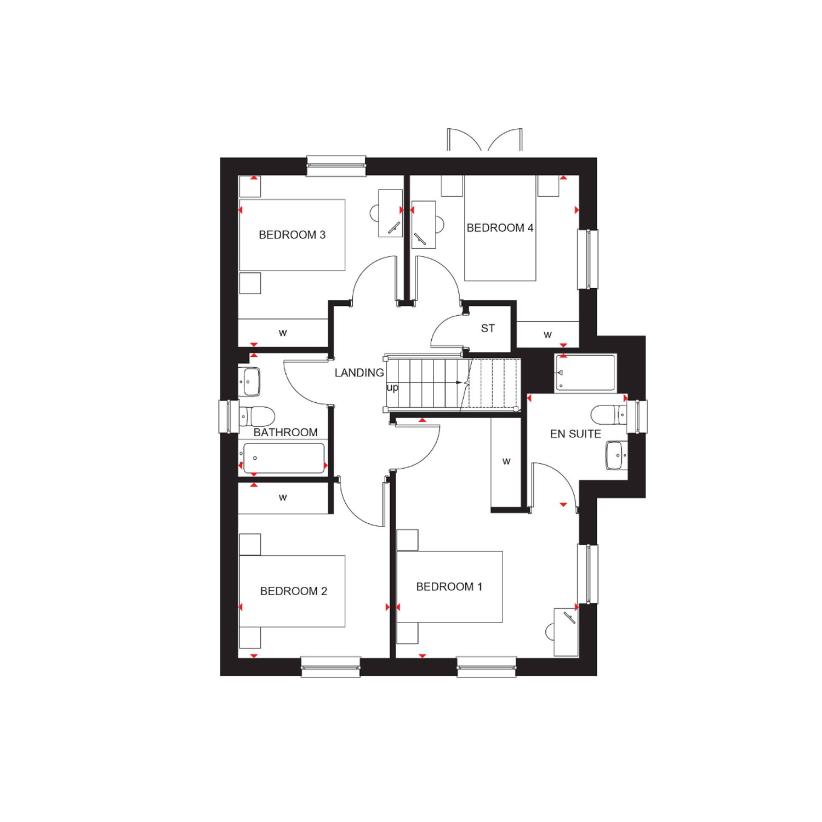 4 bedroom detached house for sale - floorplan