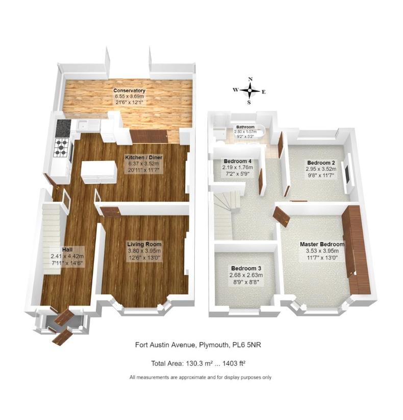 4 bedroom property for sale - floorplan