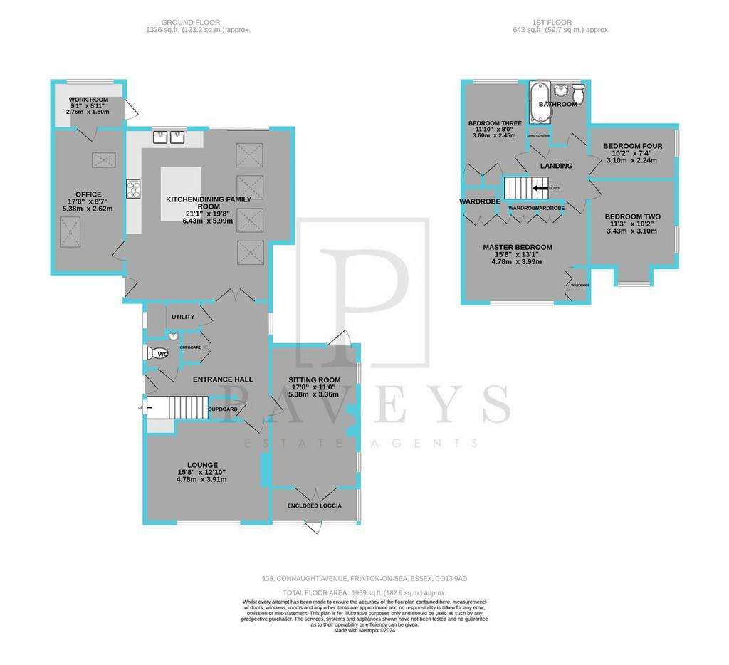 4 bedroom detached house for sale - floorplan