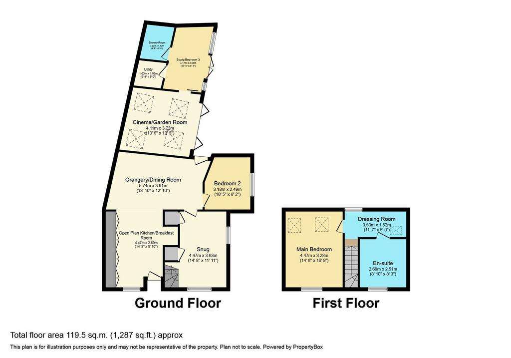 3 bedroom detached house for sale - floorplan