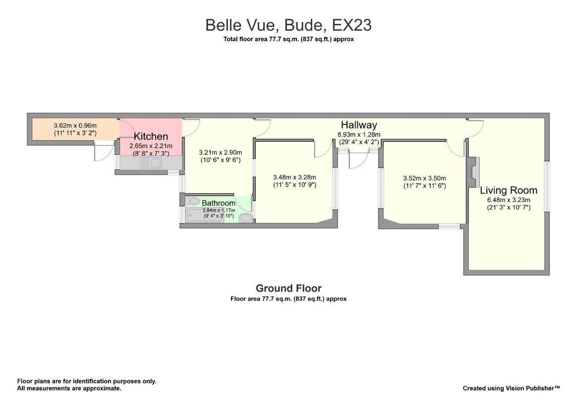 2 bedroom flat for sale - floorplan