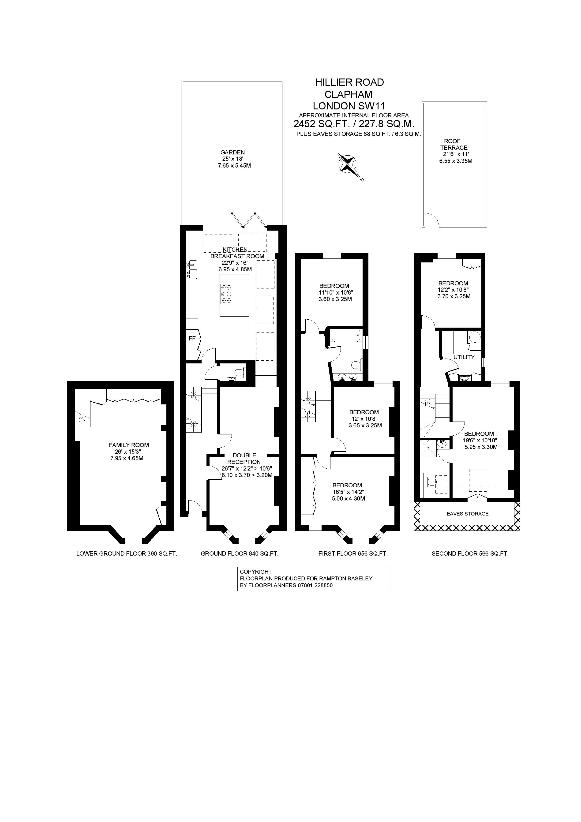 5 bedroom property for sale - floorplan