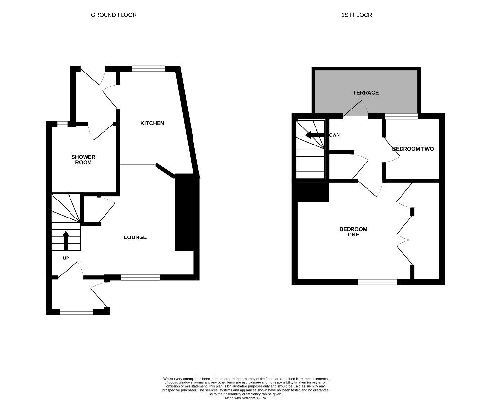 2 bedroom property for sale - floorplan