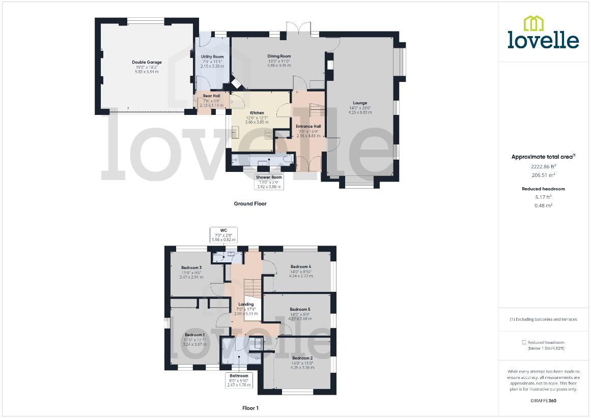 5 bedroom detached house for sale - floorplan