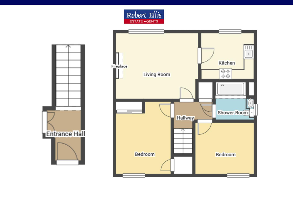 2 bedroom maisonette for sale - floorplan