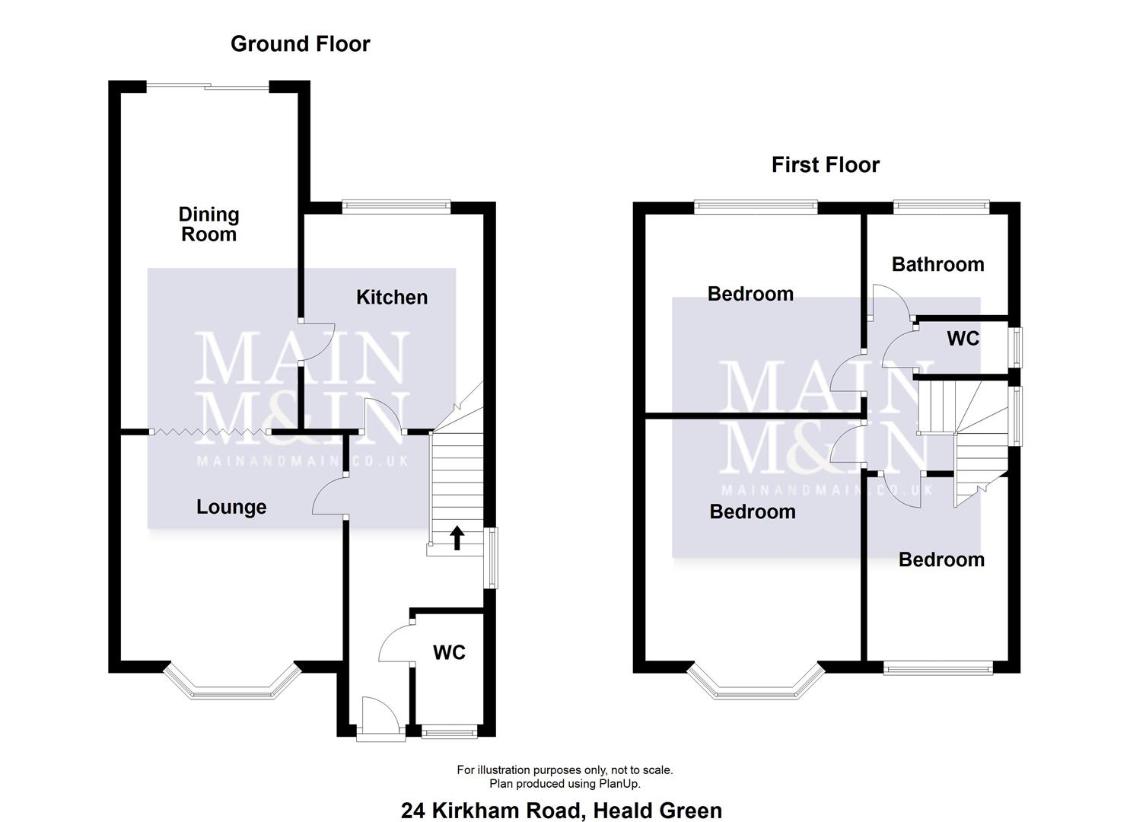 3 bedroom semi-detached house for sale - floorplan