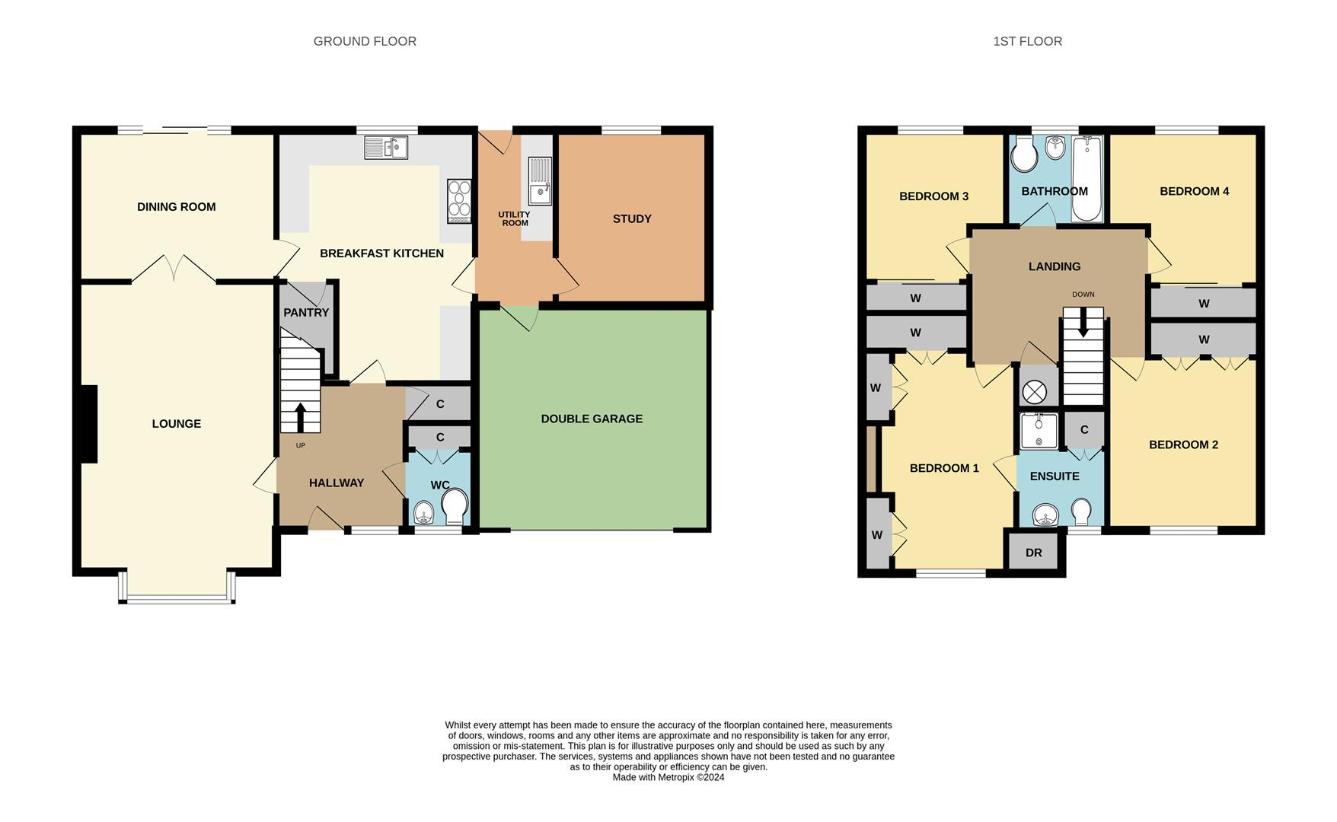 4 bedroom detached house for sale - floorplan