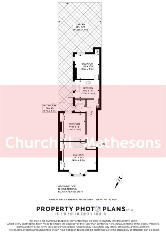 2 bedroom flat for sale - floorplan