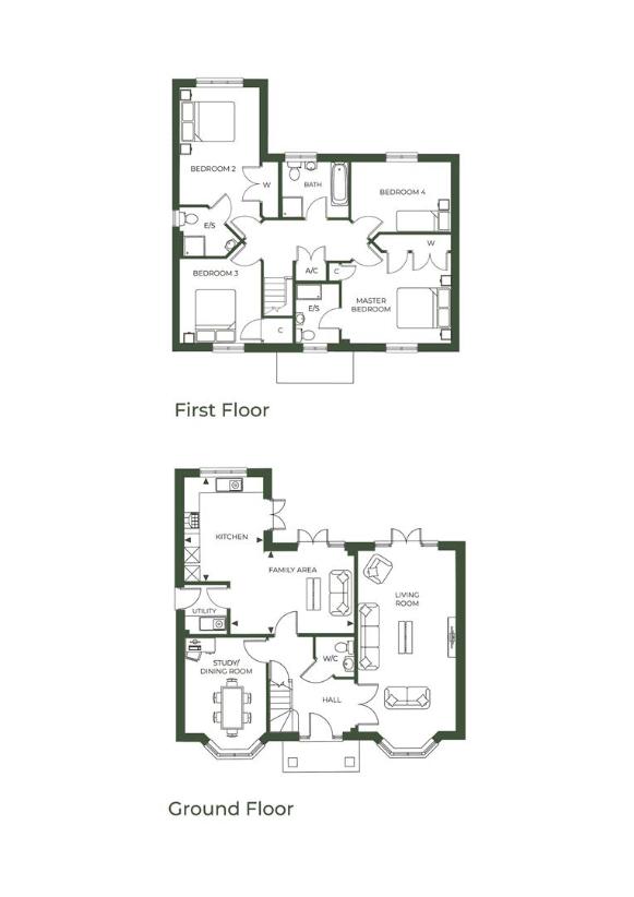 4 bedroom detached house for sale - floorplan