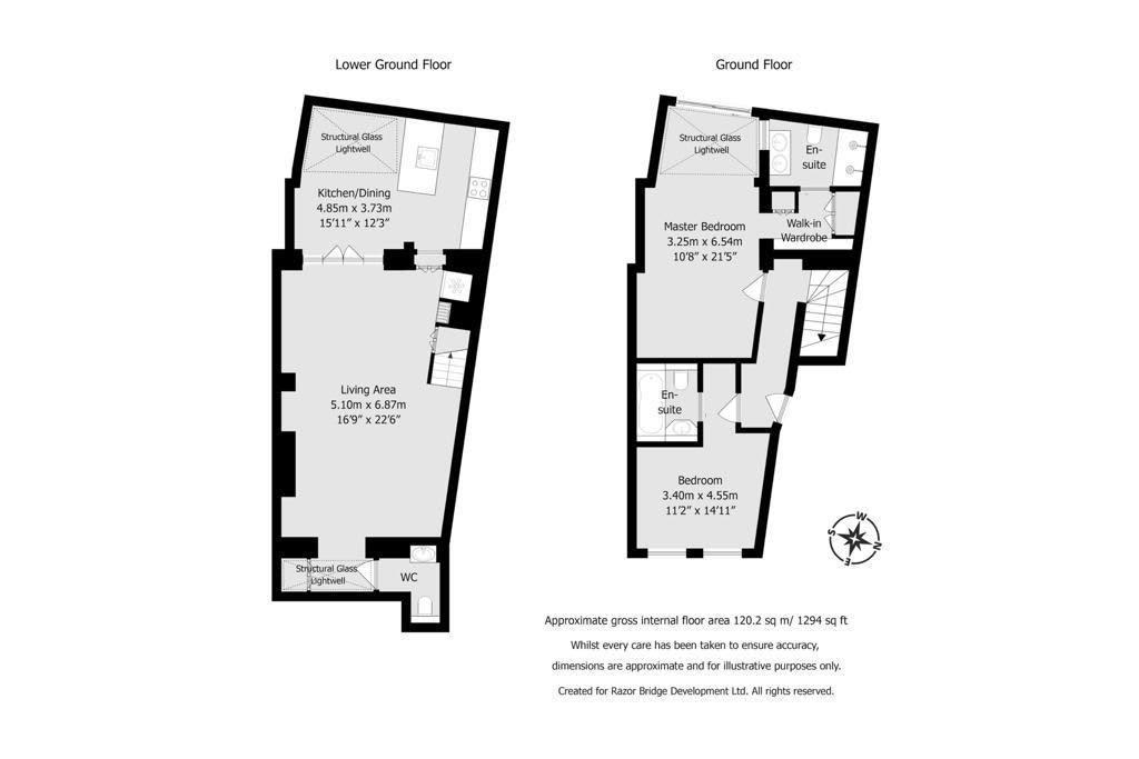 2 bedroom flat for sale - floorplan