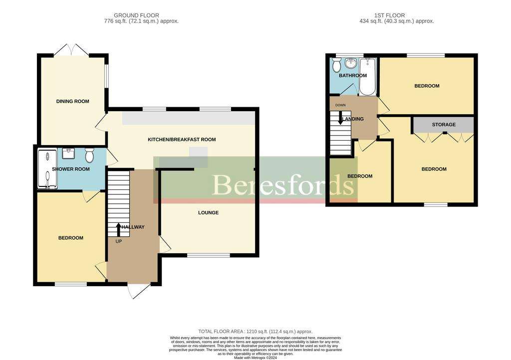 4 bedroom semi-detached house for sale - floorplan