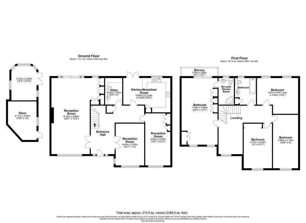 4 bedroom detached house for sale - floorplan