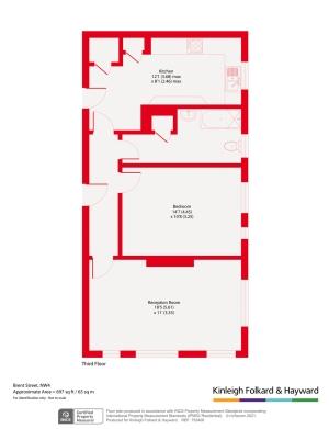 1 bedroom flat to rent - floorplan